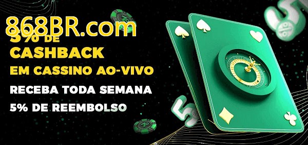 Promoções do cassino ao Vivo 868BR.com